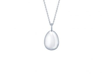Simple White Gold Pendant