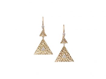 Gilded Duo Drop earrings
