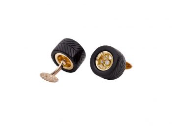 Rolling Onyx cufflinks