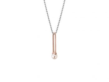 U Lock Me Japanese cultured pearl pendant