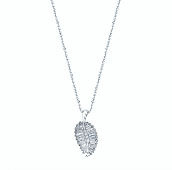 Anita Ko Palm leaf necklace