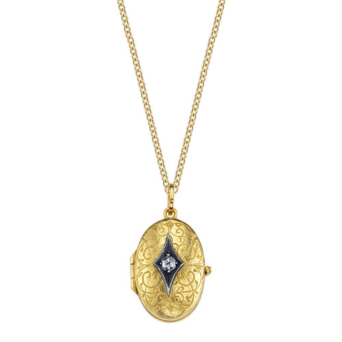 Arman Sarkisyan Locket pendant mounted on yellow gold