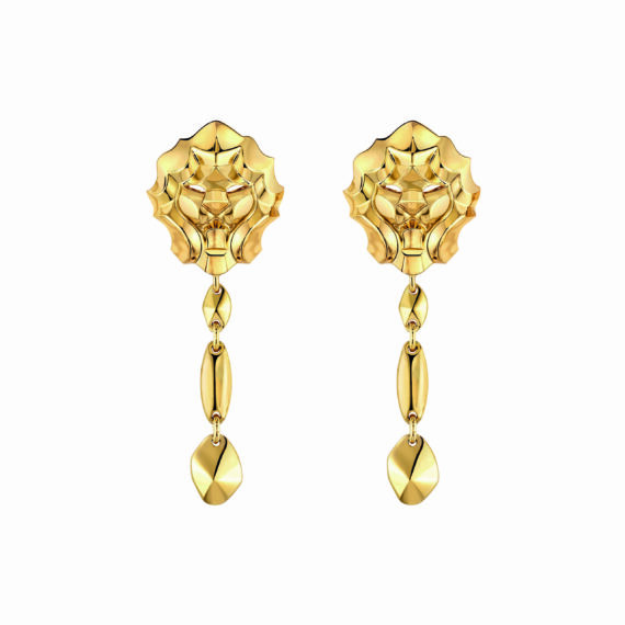 Chanel Lion d'Or earrings