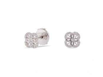 Blossom gold filigree small studs