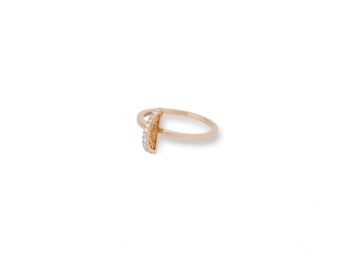 Dentelle gold filigree ring