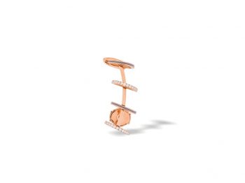 Dentelle gold filigree small earcuff