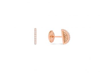 Dentelle gold filigree studs
