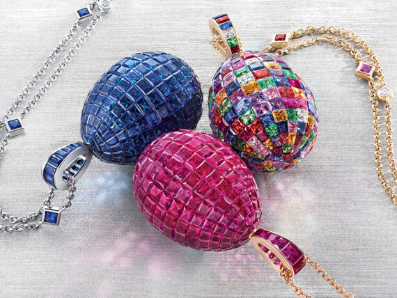 Fabergé Mosaic egg pendant