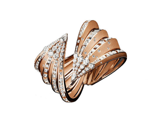 Reza Dune bracelet diamonds lasted and polished pink gold