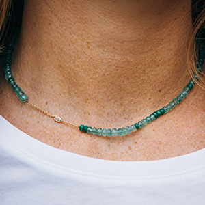 Rivka Nahmias Choker Emerald