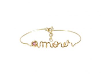 Amour yellow gold bracelet