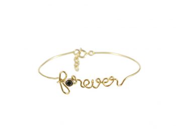 Forever yellow gold bracelet