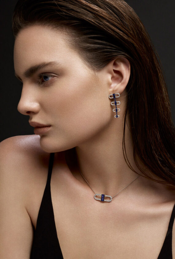 Deborah Pagani earrings and necklace