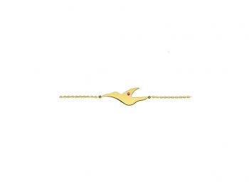 L’envol pink sapphire bracelet