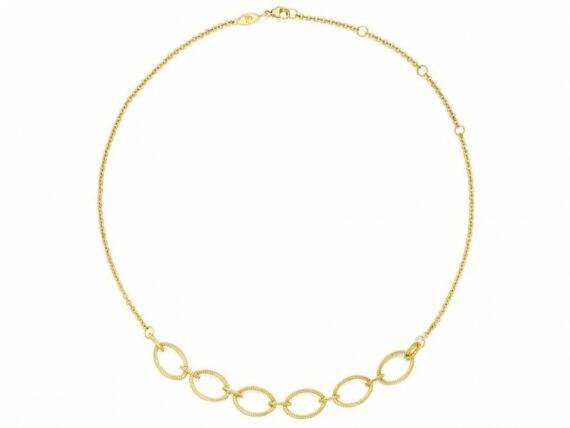 Penny Preville Oval link choker necklace mounted on gold ~ USD$ 1'895