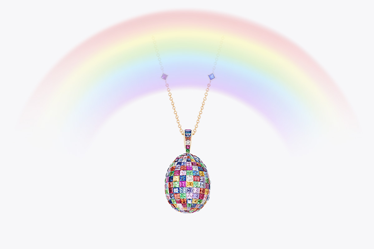 Everly Single Strand 2Mm Luxe Bead Necklace Rainbow – INK+ALLOY, LLC