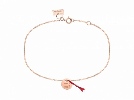 Vanrycke Make a wish bracelet mounted on rose gold