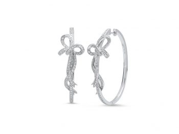 Bow Hoop Earrings