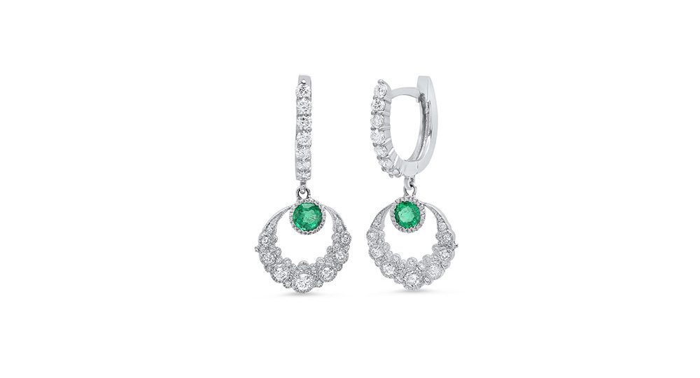 Emerald Twilight Earrings
