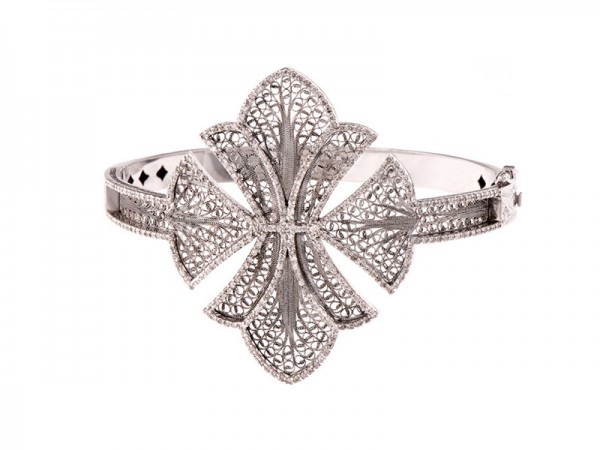 The ELEUTERIO White Gold Filigree Bracelet : most jeweled and must have ...