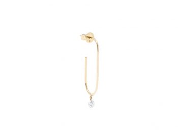 Géométrique ellipse earrings
