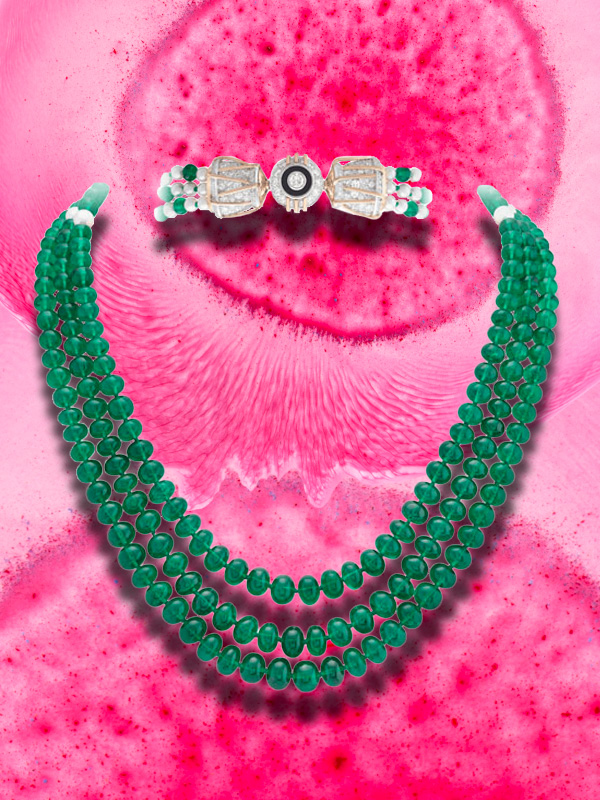 Beads have been spotted within each high jewelry brands : from rubies to  sapphires or emeralds. What message does it convey?