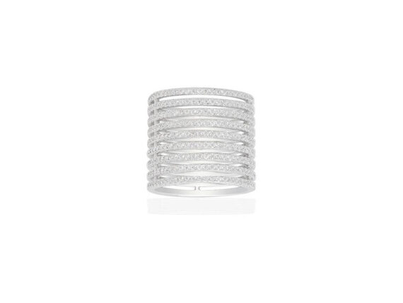 APM Monaco - Ring mounted on sterling silver from the ADN Croisette collection