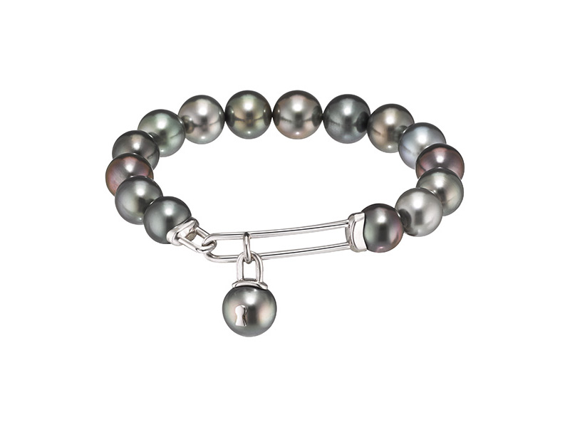 WORMS Paris - U Lock Me full tahitian pearls bracelet. Available online on The Eye of Jewelry's Shop