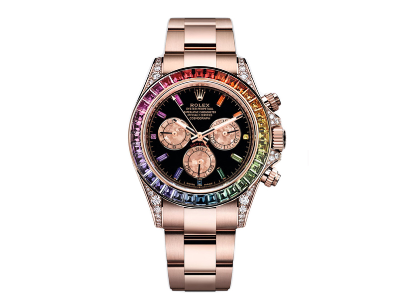 rolex gold rainbow