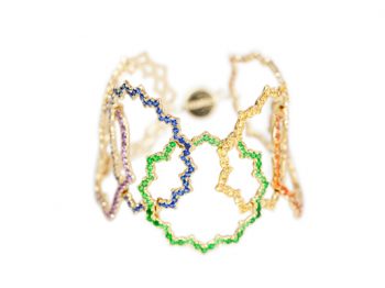 7 Chakras Enchaînés Spinel Bracelet