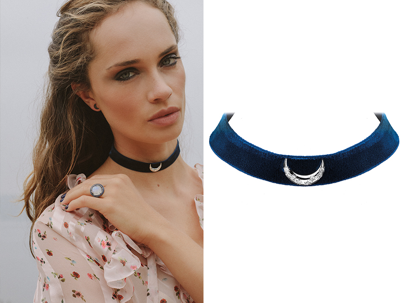 Jenny Dee - Celano Choker in white gold set with diamonds