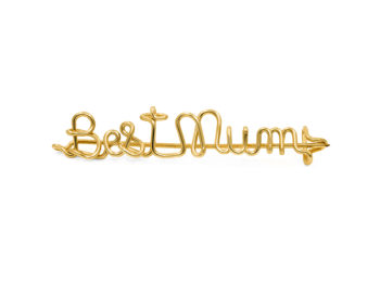 Best Mum Gold Filled Brooch