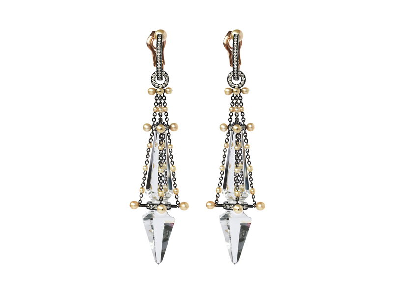 Nadia Morgenthaler - Natural Pearls Rock Crystal Diamonds