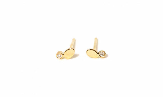 Les Rêveries d'Eve Pebble Earrings