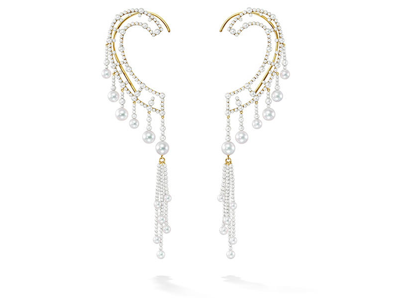 TASAKI - Ocean Frontier Waterfall earrings