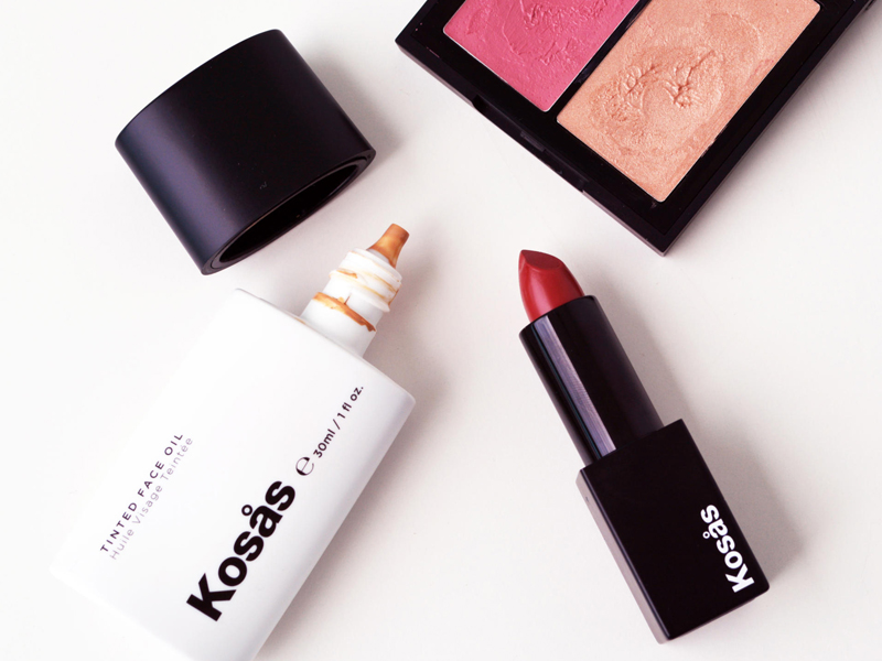 Kosas - Tinted face oil, color and light palette and weightless lip color