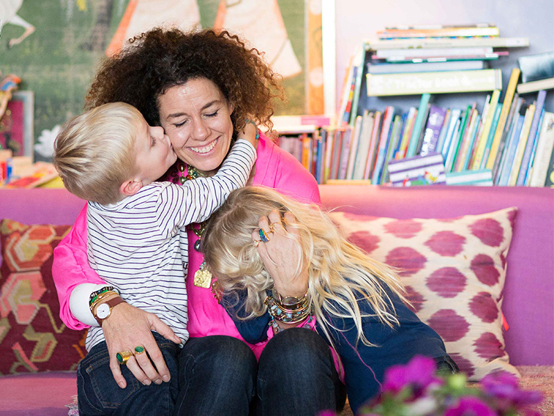 Pippa with her twins: Mac and Madeleine