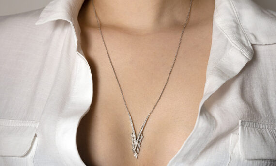 De Jaegher Sexylilicious necklace sterling silver diamonds 3
