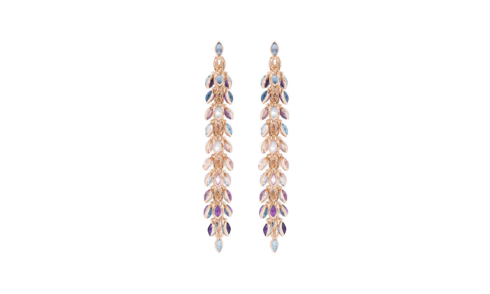 Marie Mas Swinging Earrings topaz amethyst