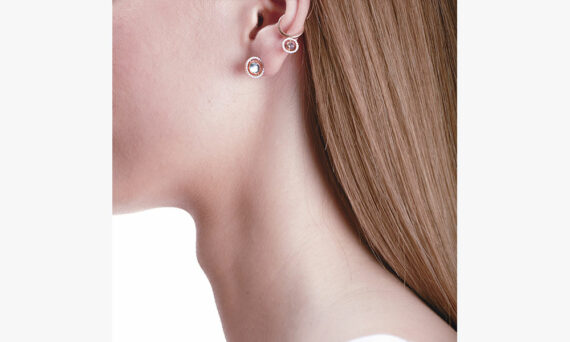 Marie Mas Swiveling Side Studs earrings lifestyle 2