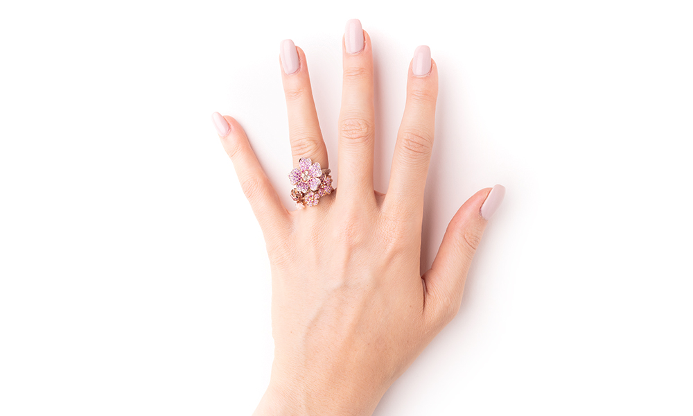 Morphée Joaillerie Paris Cherry Blossom ring