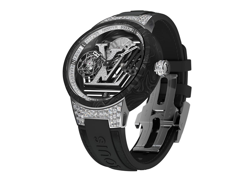 New Louis Vuitton Tambour Curve Flying Tourbillon Poinçon