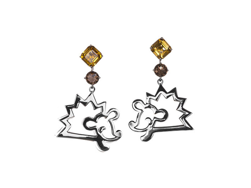 Vanessa Martinelli - Favola Hedgehog earrings