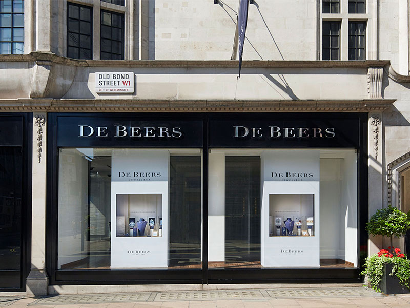 De Beers Jewelers London Old Bond Street Store