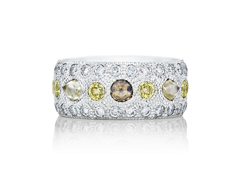 De Beers - Talisman White Gold Diamond Band