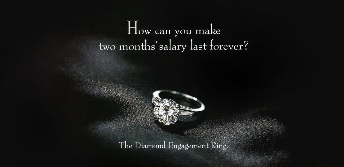 Hoogte Ver weg team De Beers' most famous ad campaign marked the entire diamond industry |  Theeyeofjewelry.com