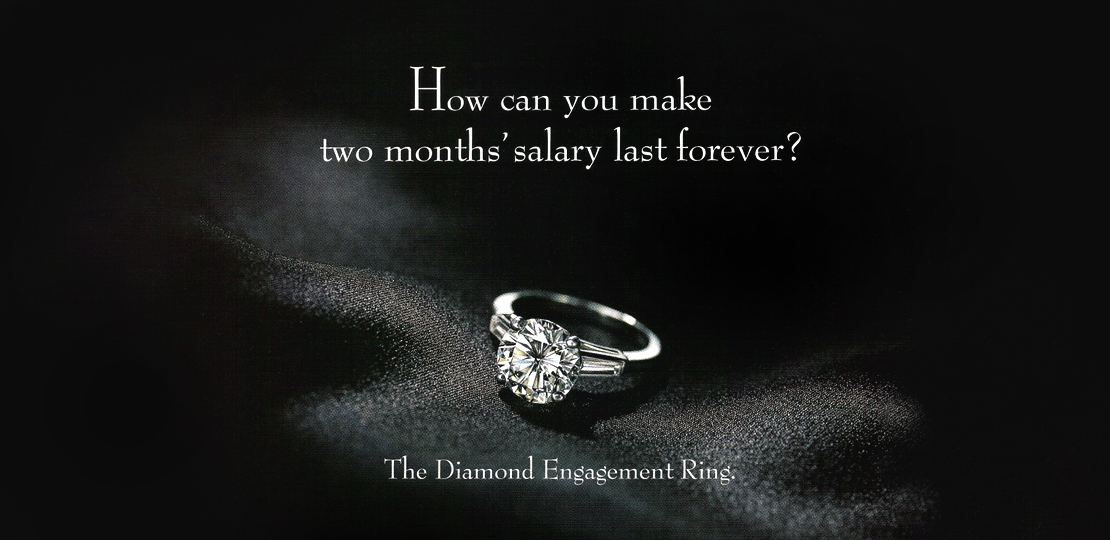 De Beers' most famous ad campaign marked the entire diamond industry