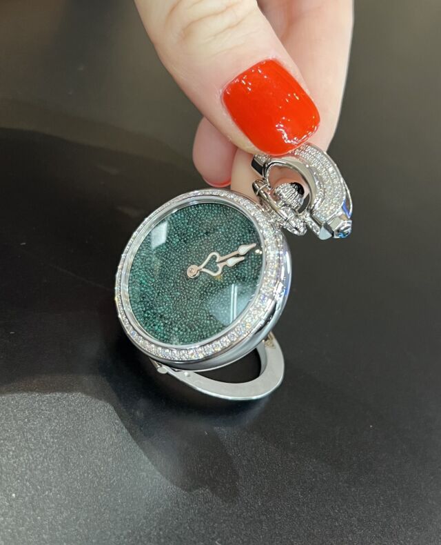 Miss Audrey Sweet Art @bovet1822 -  the world's first watch dials made of pure sugar crystals 🍭⁠
.⁠
.⁠
#bovet #watches #watchaddict #watchmaking #missaudrey #bovet200yearsyoung #geneva #dww #precious